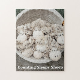 Sovande Får Pussel, 28 cm x 36 cm, 252 st Pussel