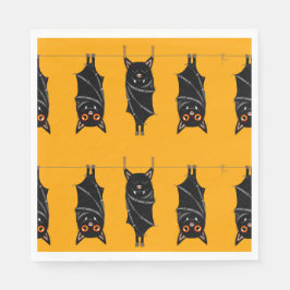 sovande fladdermöss pappersservett