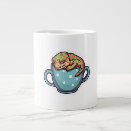 Sovande gecko jumbo mugg