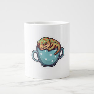 Sovande gecko jumbo mugg