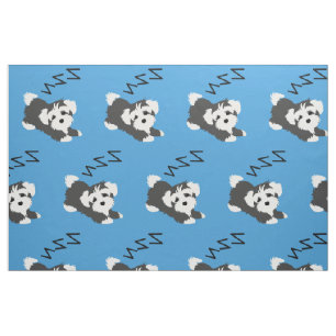 Sovande Havanesiska Hundar Djurälskare ZZZ Husdjur Tyg