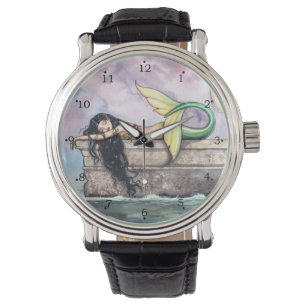 Sovande Havfrus fantasykonst av Molly Harrison Armbandsur