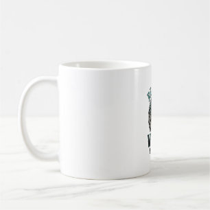 Sovande häxans ansikte Vintage Halloween-design_1 Kaffemugg