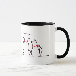 Sovande katt behöver kaffe-meme mugg