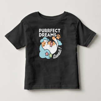 Sovande katt som kramar stjärna – Purrfekt drömmar T Shirt