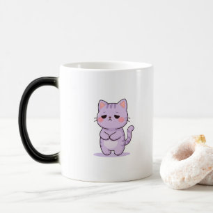 Sovande Katt Söt Tecknad Karaktär Magisk Mugg