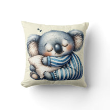 Sovande Koala Björn Kastkudde