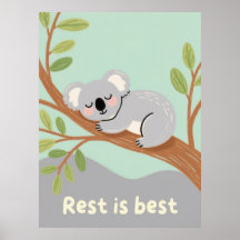 Sovande Koala Lugn Nurseries Konst