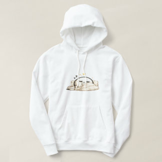 Sovande Lunio Mysig Morgonkaffe - Söt Kawaii Hoodie