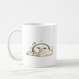 Sovande Lunio Mysig Morgonkaffe - Söt Kawaii Kaffemugg