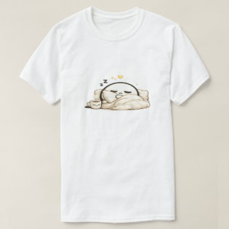 Sovande Lunio Mysig Morgonkaffe - Söt Kawaii T Shirt