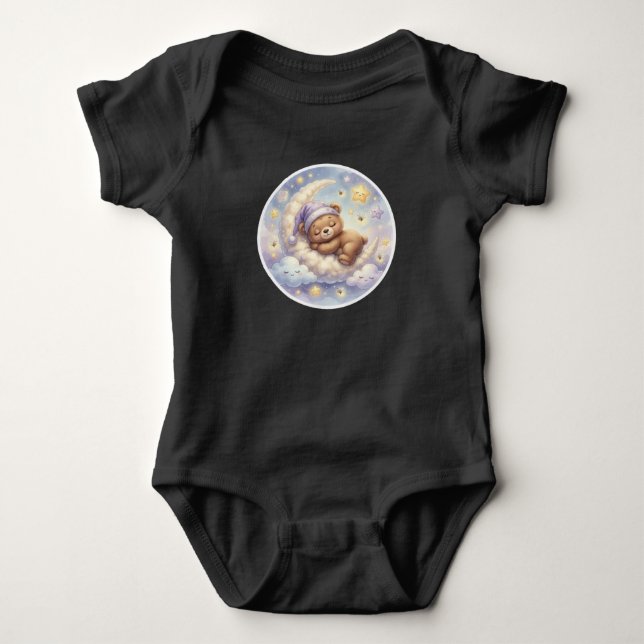 Sovande månbjörn t shirt (Framsida)