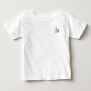 Sovande måne med teddybjörn – Sömntid Pastellteckn T Shirt