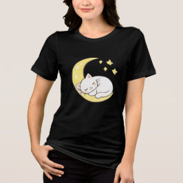 Sovande månkattunge t shirt