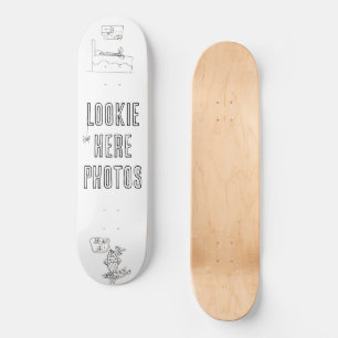 Sovande med fiskarna mini skateboard bräda 18,5 cm