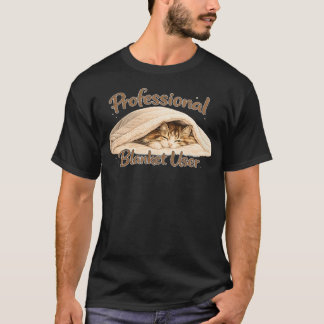 Sovande Norsk Skogkatt- Professionell T Shirt