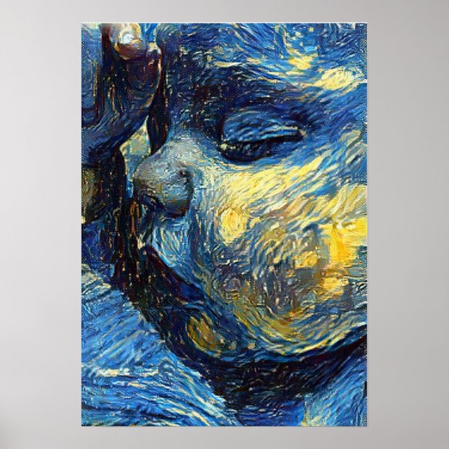 sovande ny värld, i kärlekens armar. poster (Framsidan)