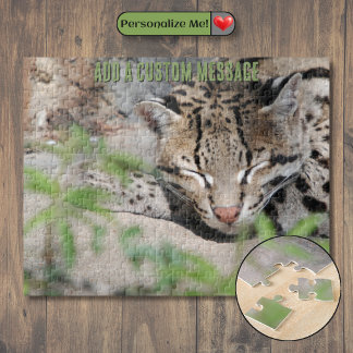 Sovande Ocelot Pussel