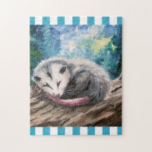 sovande opossum-pussel