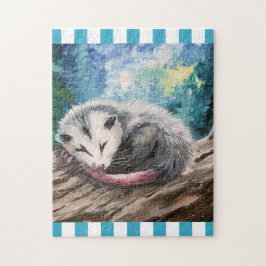 sovande opossum-pussel pussel