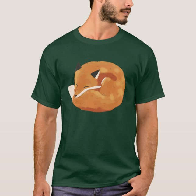 Sovande på roligt t shirt (Framsida)