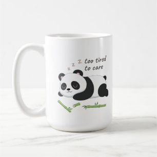 Sovande Panda – Söt Lat Björn Konst Kaffemugg