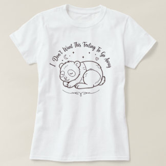 Sovande Panda T-Shirt | Denna Känsla Söt Panda