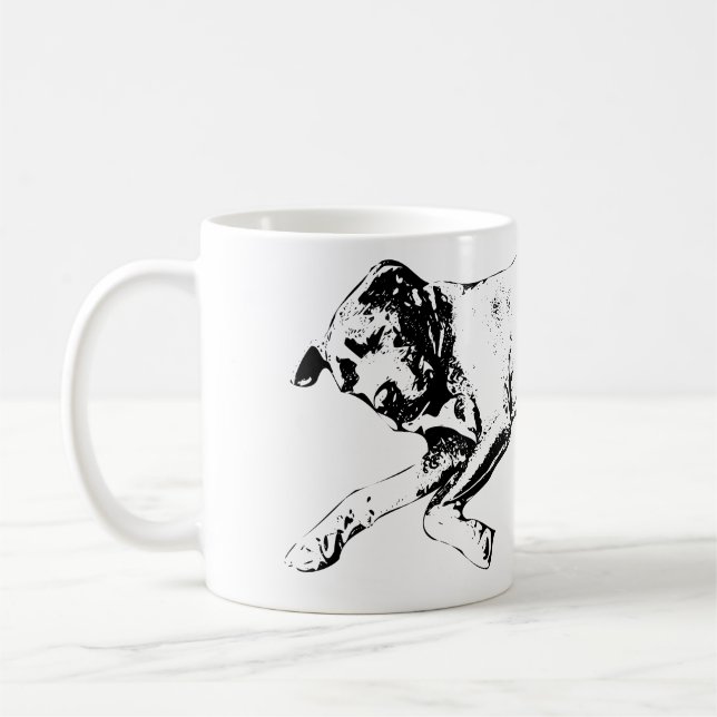 Sovande Pit-Mix, Mysig Jul Kaffemugg (Vänster)
