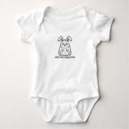 Sovande Rolig Kanin Baby Anpassad T Shirt