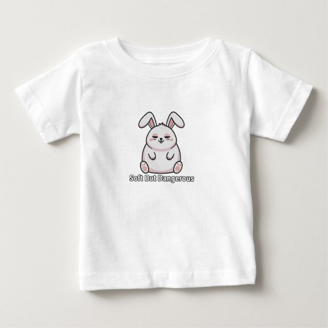 Sovande Rolig Kanin Unisex Barn T Shirt (Framsida)
