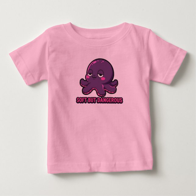 Sovande Rolig Kawaii Bläckfisk Barn Tröja (Framsida)
