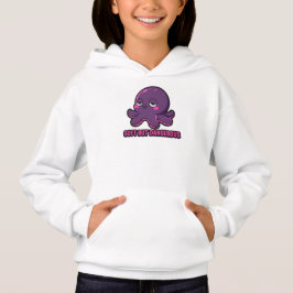 Sovande Rollig Kawaii Bläckfisk T Shirt