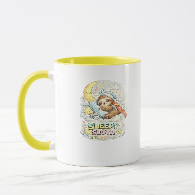 Sovande Sengångare Mysig Kaffemugg (Vänster)