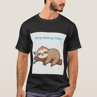 Sovande sengångare på en gren t shirt