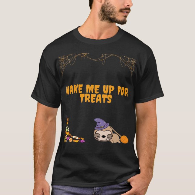 Sovande sengångare redo för Halloween-godis! Klass T Shirt (Framsida)
