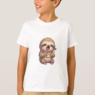 Sovande sengångare som spelar triangel barn t shirt