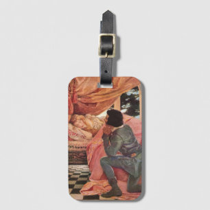 Sovande skönhet av Jessie Willcox Smith Bagagebricka