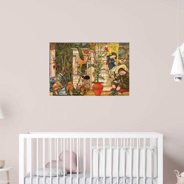 Sovande skönhet från den viktorianska eran av Walt Poster (Barnkammare 2)