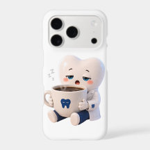 Sovande Tand Tandläkare Kaffe Söt Telefonfodral