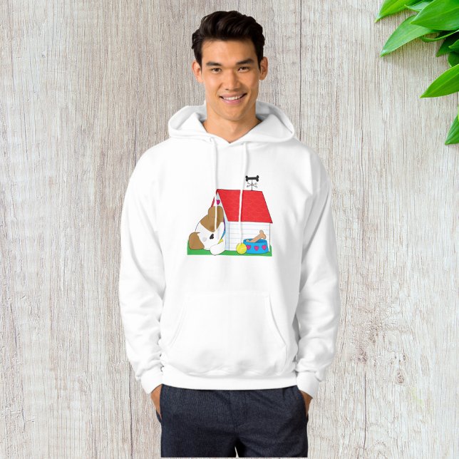 Sovande valp hundhus sött husdjur hoodie (Skapare uppladdad)