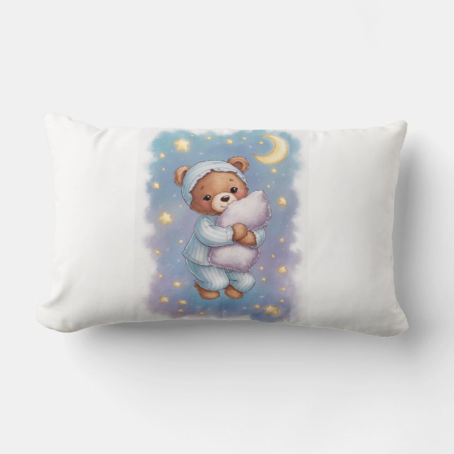 sovbjörn lumbarkudde (Framsida)