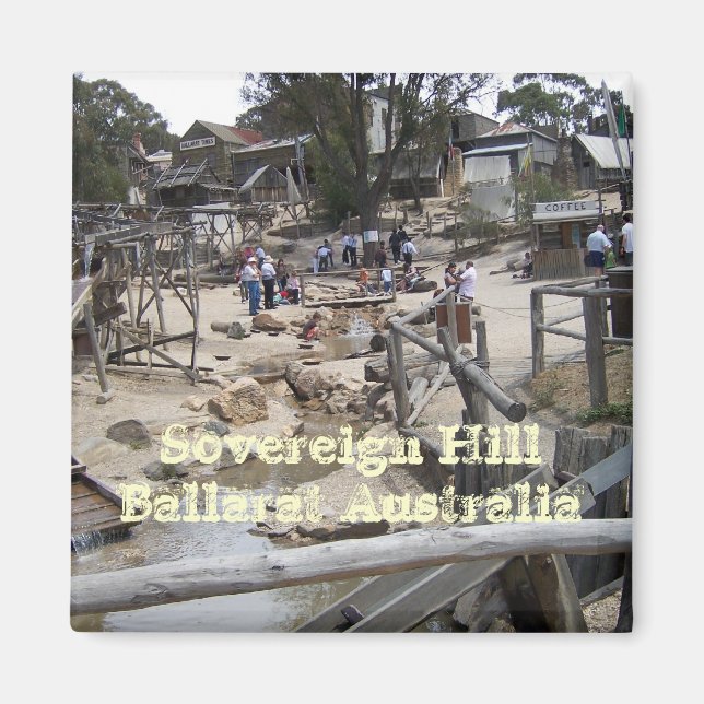 Sovereign Backe Ballarat Australien Magnet (Framsidan)