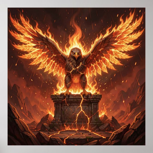 Sovereign Flame: Andens Örn Poster (Framsidan)