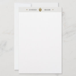 SOVEREIGN MEASURE 便箋 BREVPAPPER