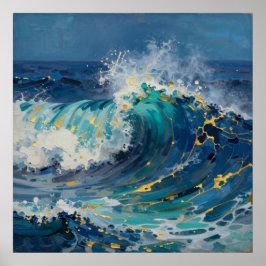 Sovereign Ocean Abstrakt Poster
