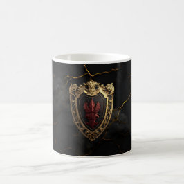 Sovereign Ruby Röd Barock Lyx  Kaffemugg