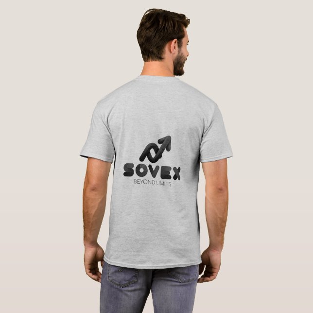 SOVEX Beyond Limits - Minimalistisk Modern Herr T- T Shirt (Hel baksida)