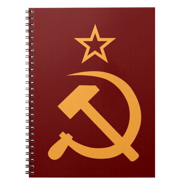 Soviet Anteckningsbok Med Spiral (Framsidan)