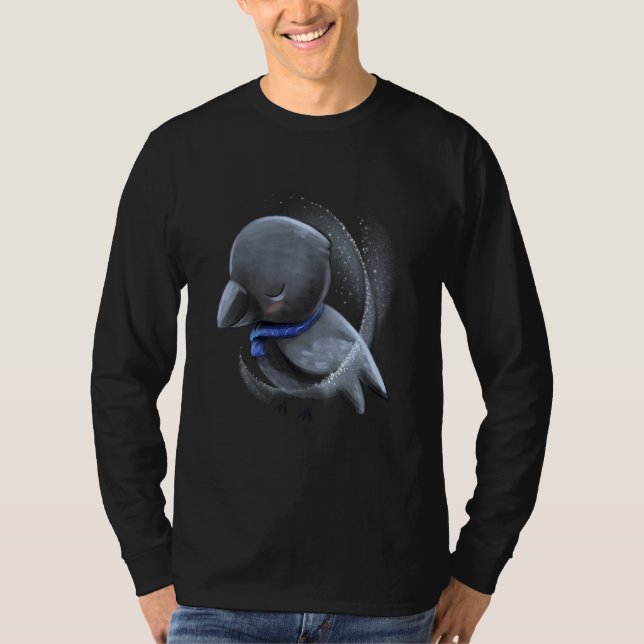 Soviga kycklingbabykråka t shirt (Framsida)