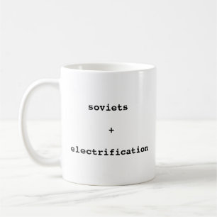 Sovjet + Elektrifieringmugg Kaffemugg